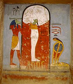Gemlde von Osiris aus der Nische Jb