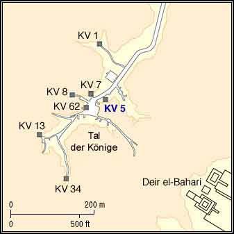 Karte mit KV 5